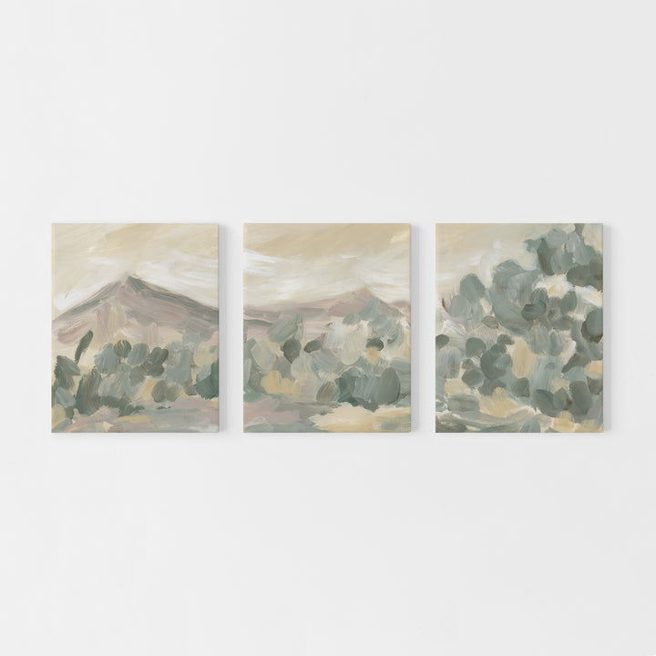 The Welsh Hills Triptych - Set of 3