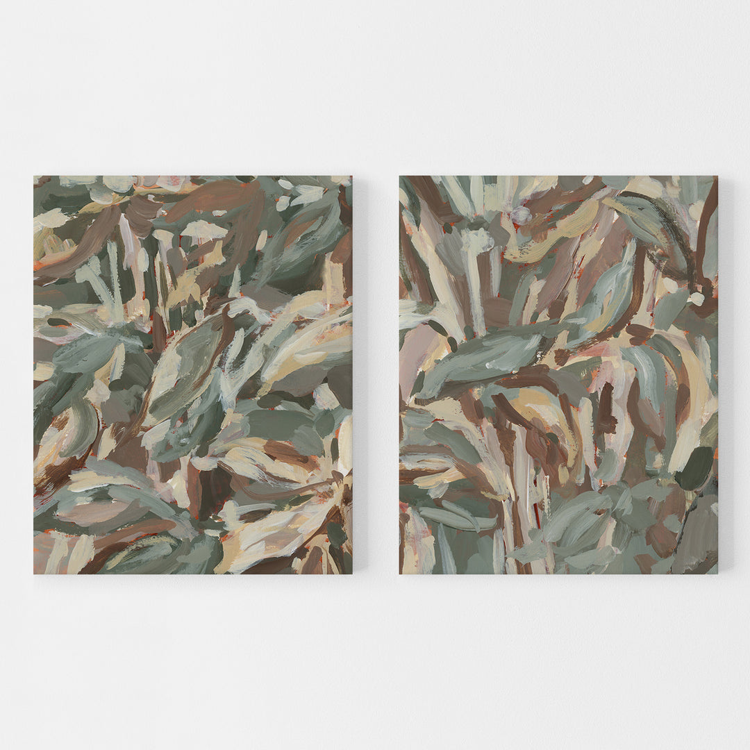 The Tangled Woods Diptych - Set of 2