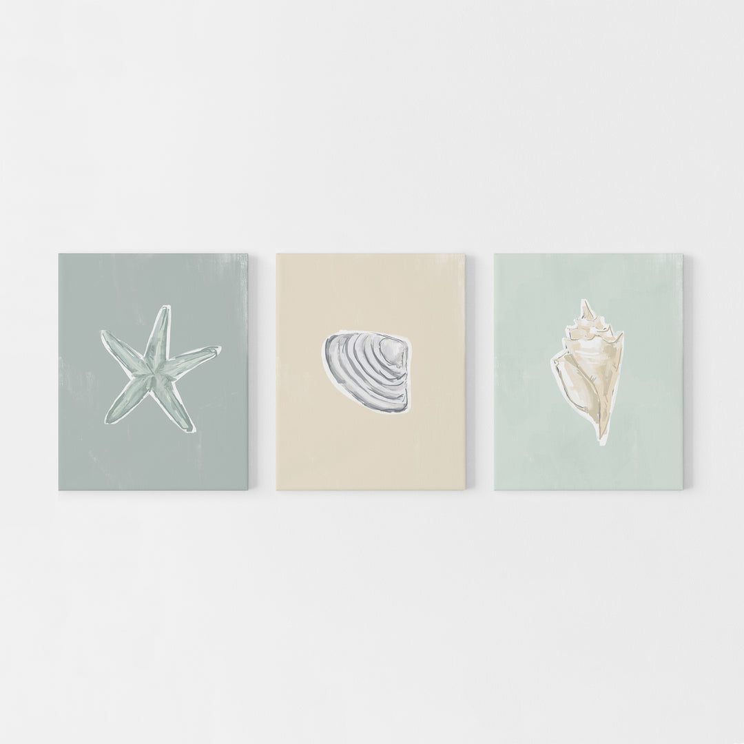 Washed Ashore Triptych - Set of 3