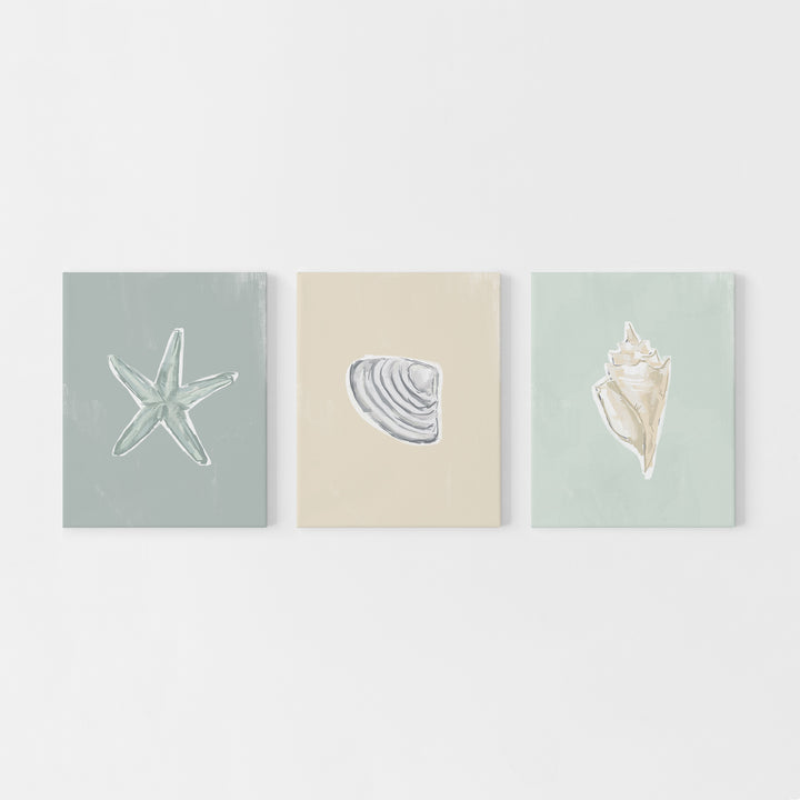 Washed Ashore Triptych - Set of 3