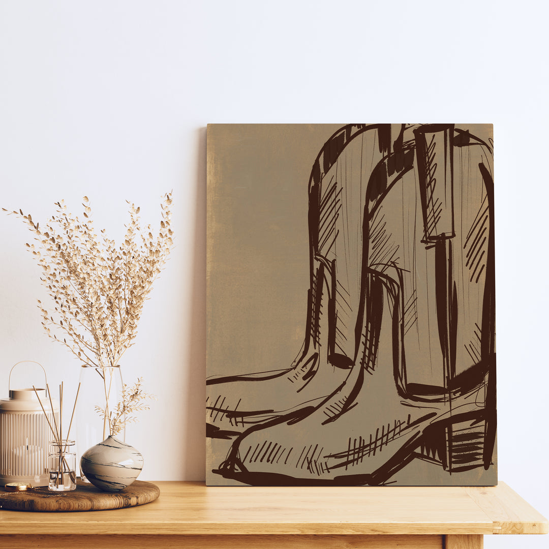 Rustic Cowboy Boots