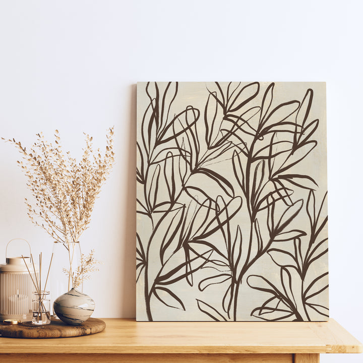 Florals on Beige, No. 1 - Jetty Home