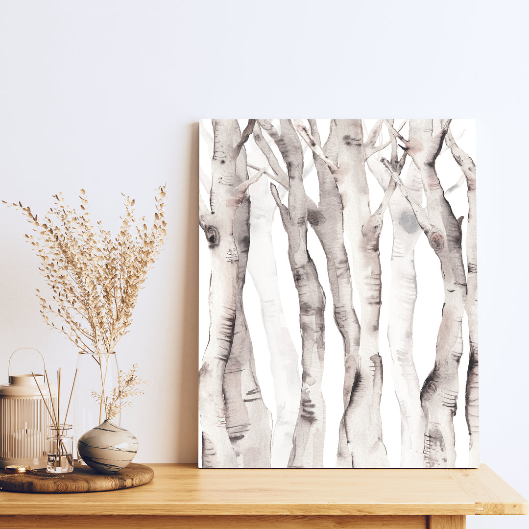 Birch Tree Watercolor No. 2 - Jetty Home