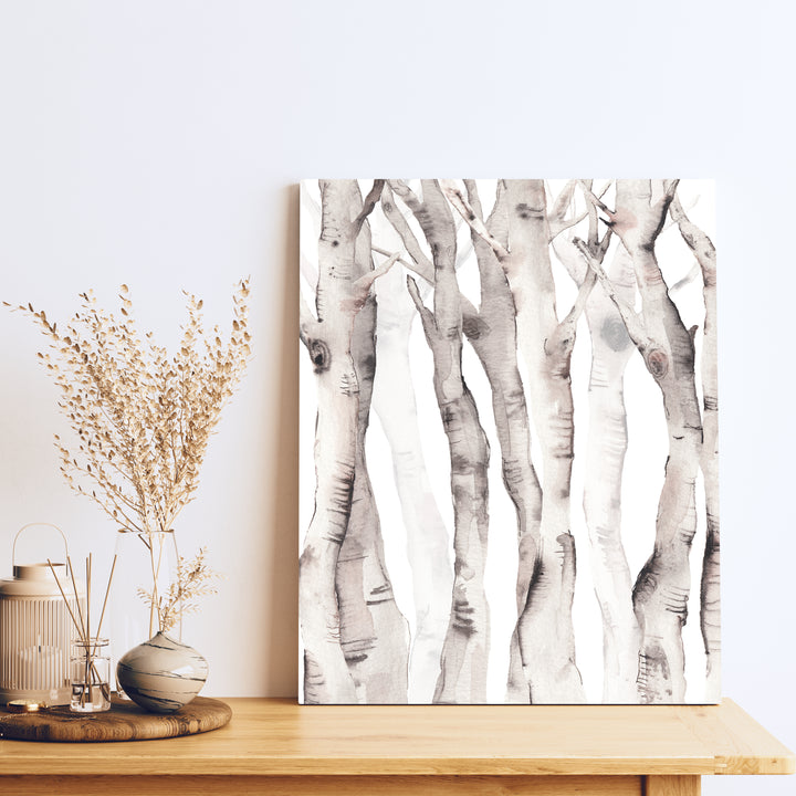 Birch Tree Watercolor No. 2 - Jetty Home