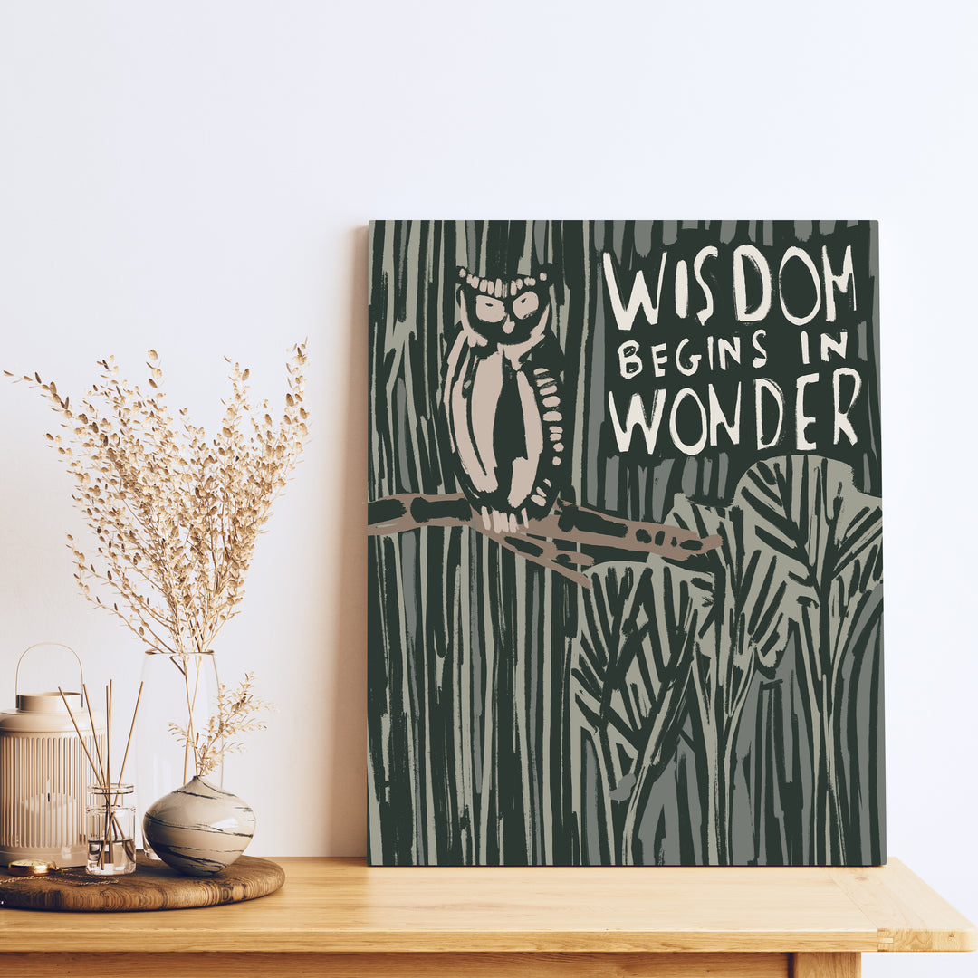 Wisdom Begins in Wonder - Jetty Home