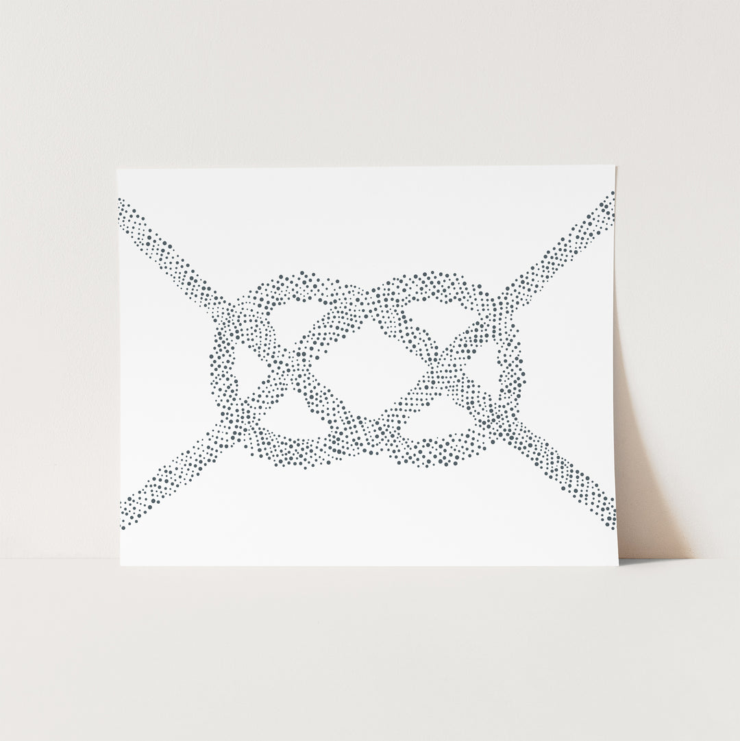 Carrick Bend Knot Illustration - Jetty Home