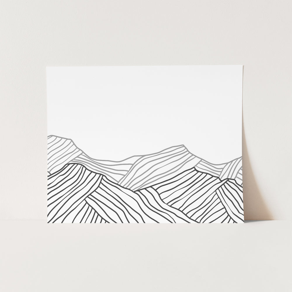 Minimalist Mountainscape - Jetty Home