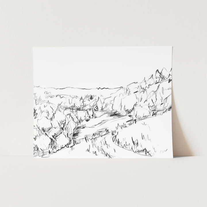Meadow Mountain Illustration - Jetty Home