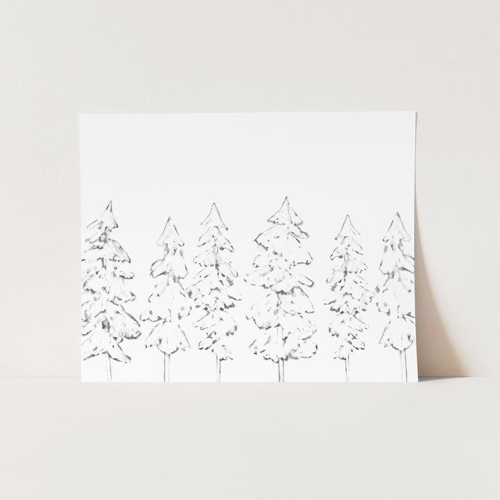 Evergreen Tree Illustration - Jetty Home