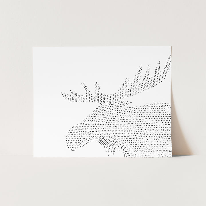 Minimalist Moose Illustration - Jetty Home