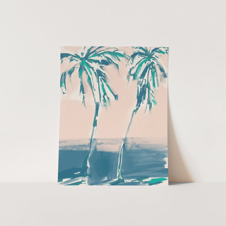 Leaning Palms