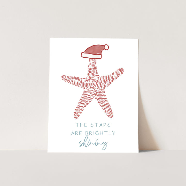 The Stars Are Brightly Shining Coastal Christmas