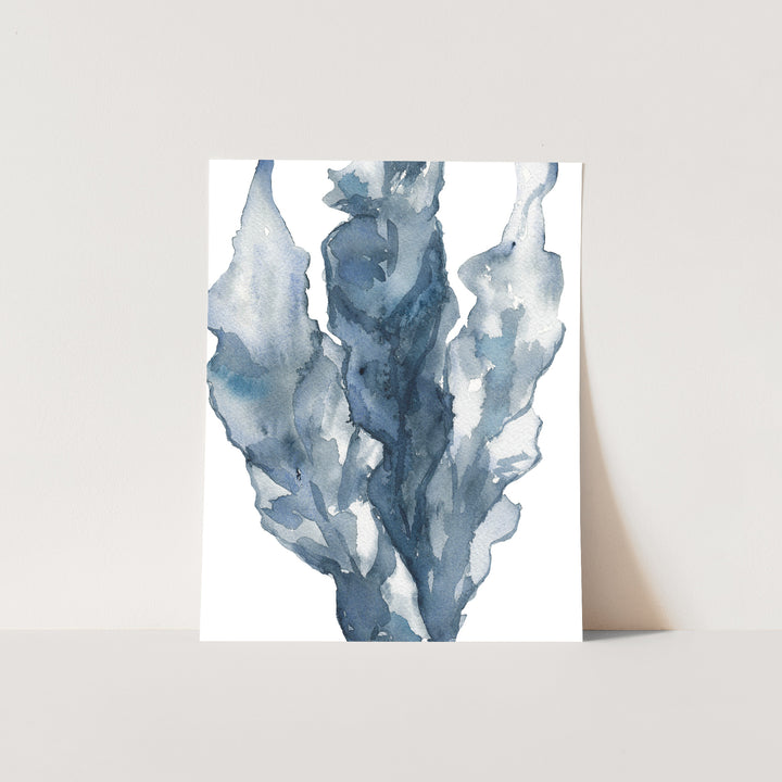 Blue Sea Lettuce Watercolor No. 2 - Jetty Home