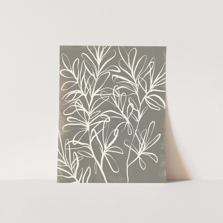 Florals on Gray, No. 2 - Jetty Home