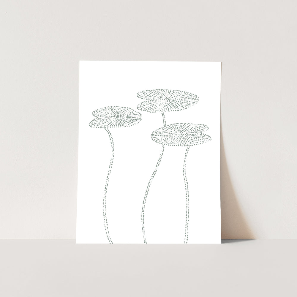 Modern Lily Pad Illustration - Jetty Home