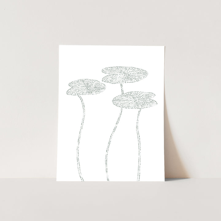 Modern Lily Pad Illustration - Jetty Home