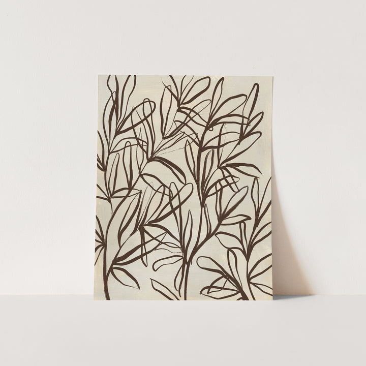 Florals on Beige, No. 1 - Jetty Home