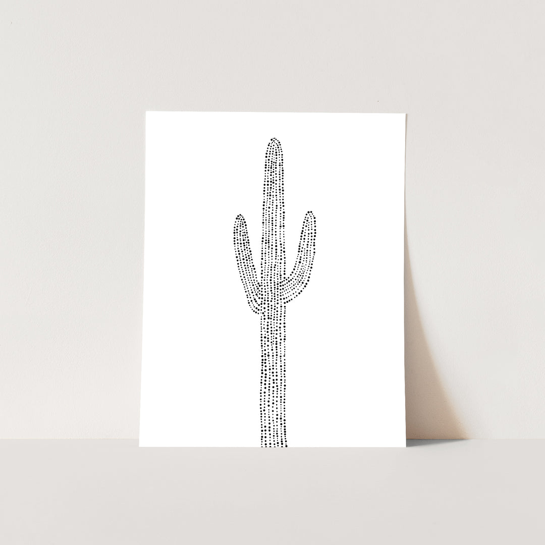 Minimalist Saguaro Cactus, No. 1 - Jetty Home