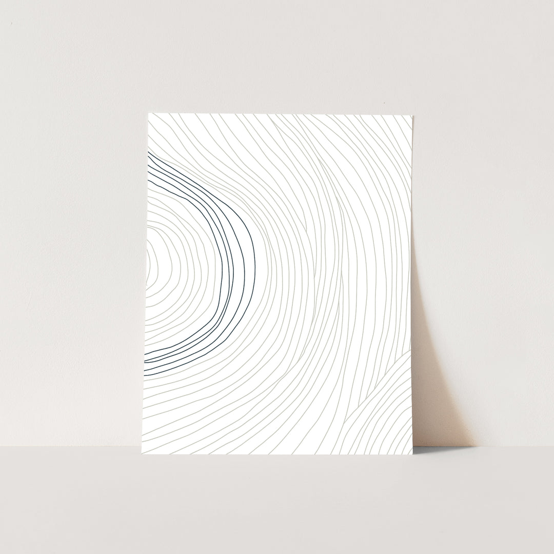 Minimalist Contour Illustration, No. 3 - Jetty Home