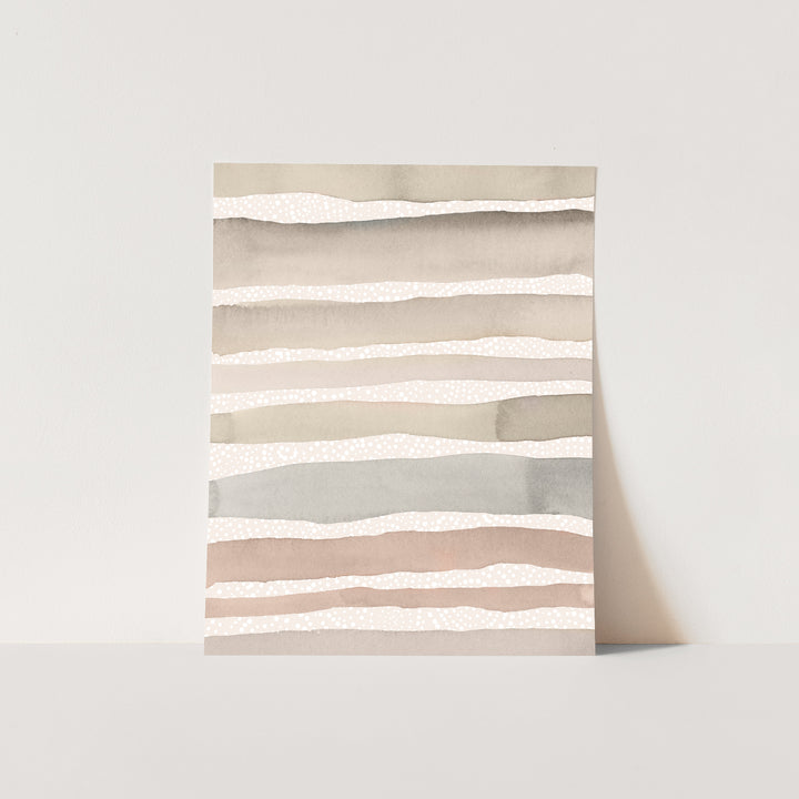 Neutral Watercolor Stripes - Jetty Home