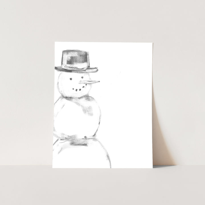 Snowman Illustration - Jetty Home