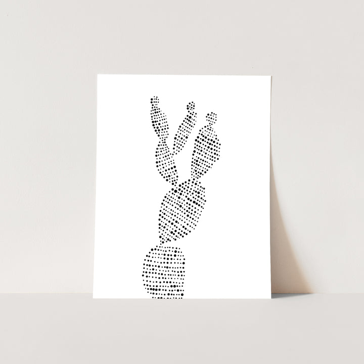 Minimalist Prickly Pear Cactus, No. 1 - Jetty Home