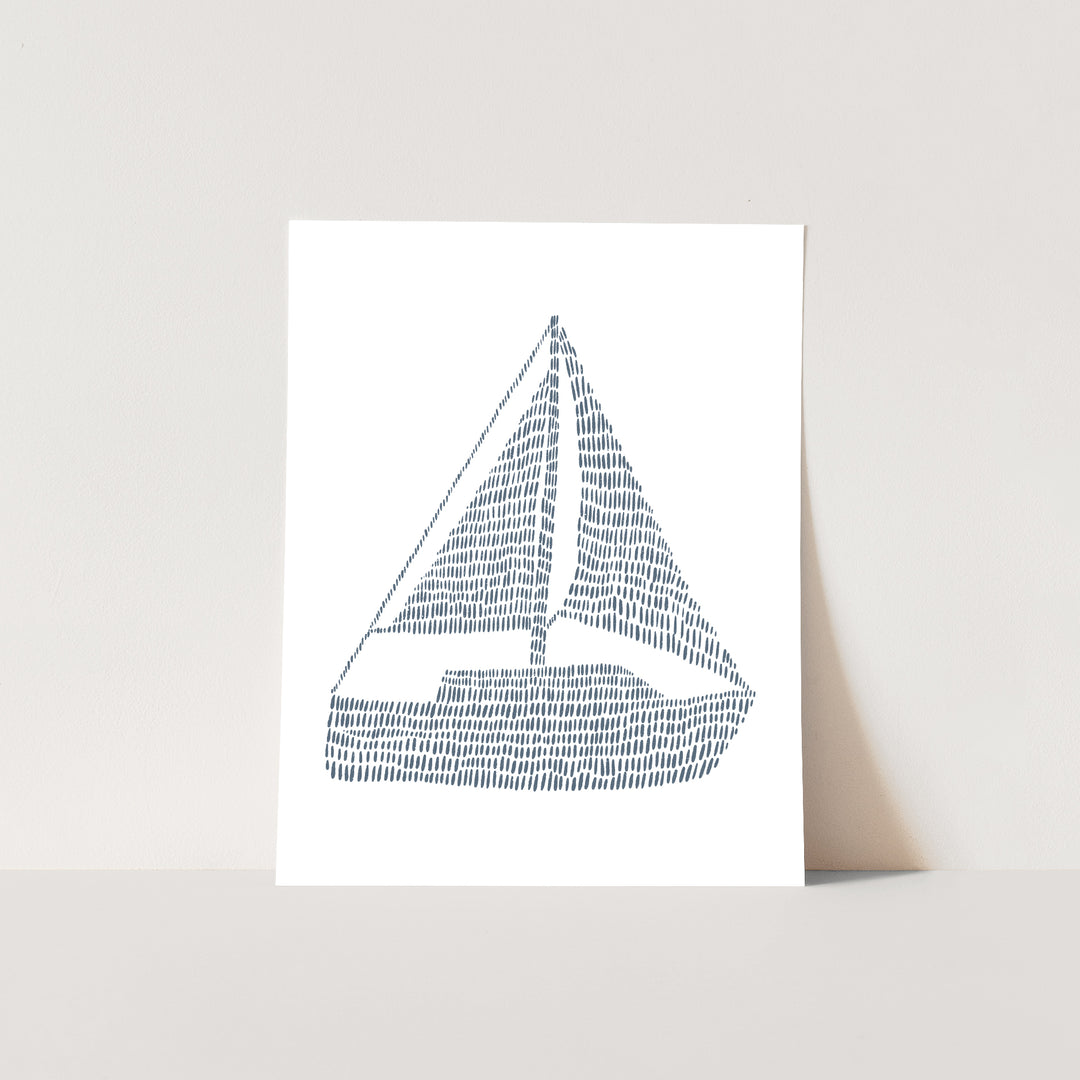 Minimalist Sailboat, No. 1 - Jetty Home