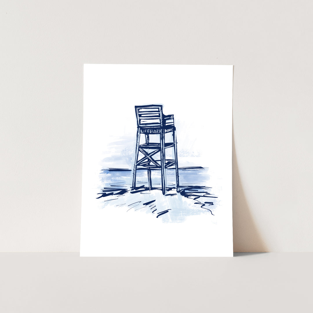 Blue Lifeguard Tower - Jetty Home