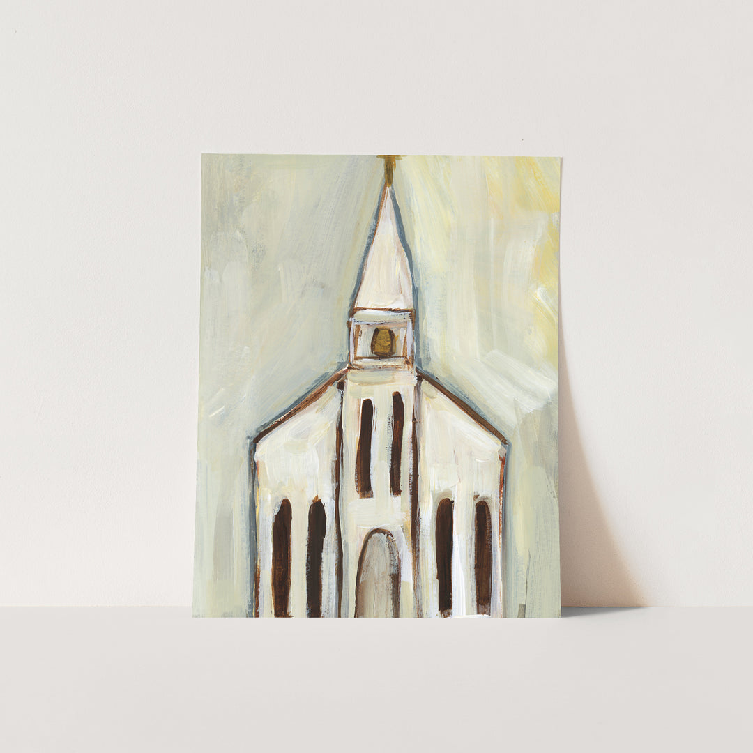 Neutral Church Painting No. 1 - Jetty Home