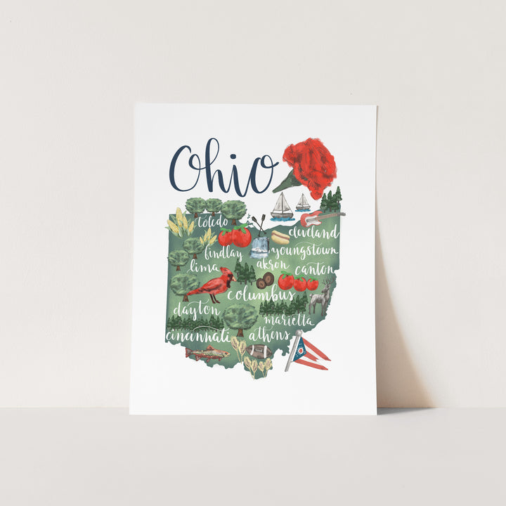 Ohio  - Art Print or Canvas - Jetty Home