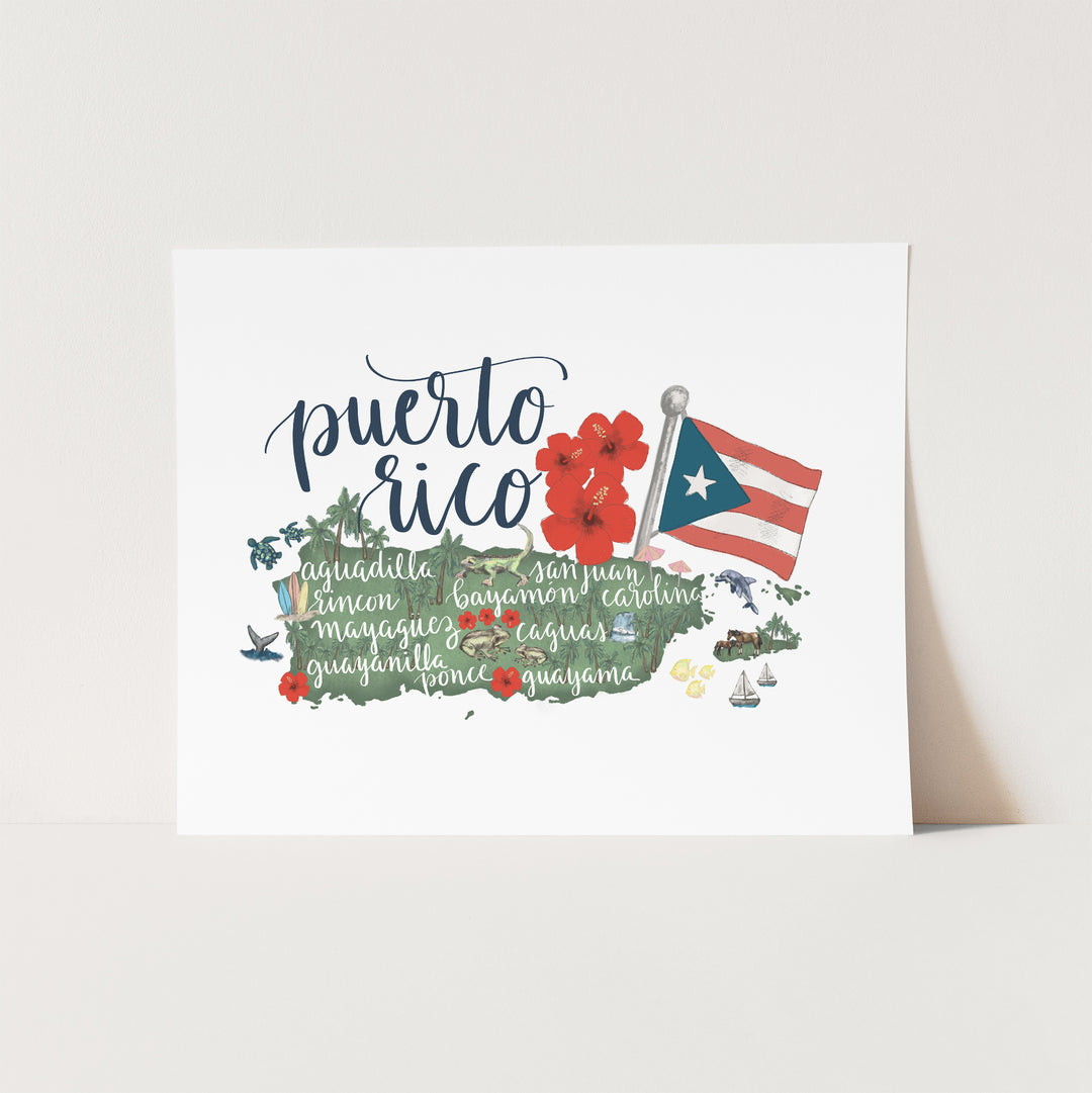 Puerto Rico  - Art Print or Canvas - Jetty Home