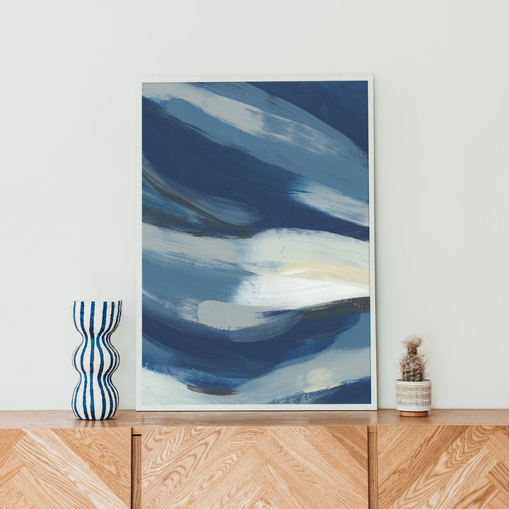Blue Drift, No. 1  - Art Print or Canvas - Jetty Home
