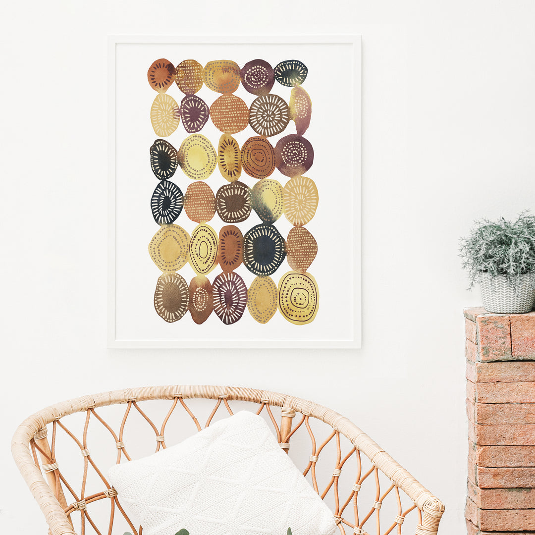 A Gathering of Circles  - Art Print or Canvas - Jetty Home