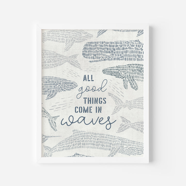 All Good Things Come in Waves  - Art Print or Canvas - Jetty Home