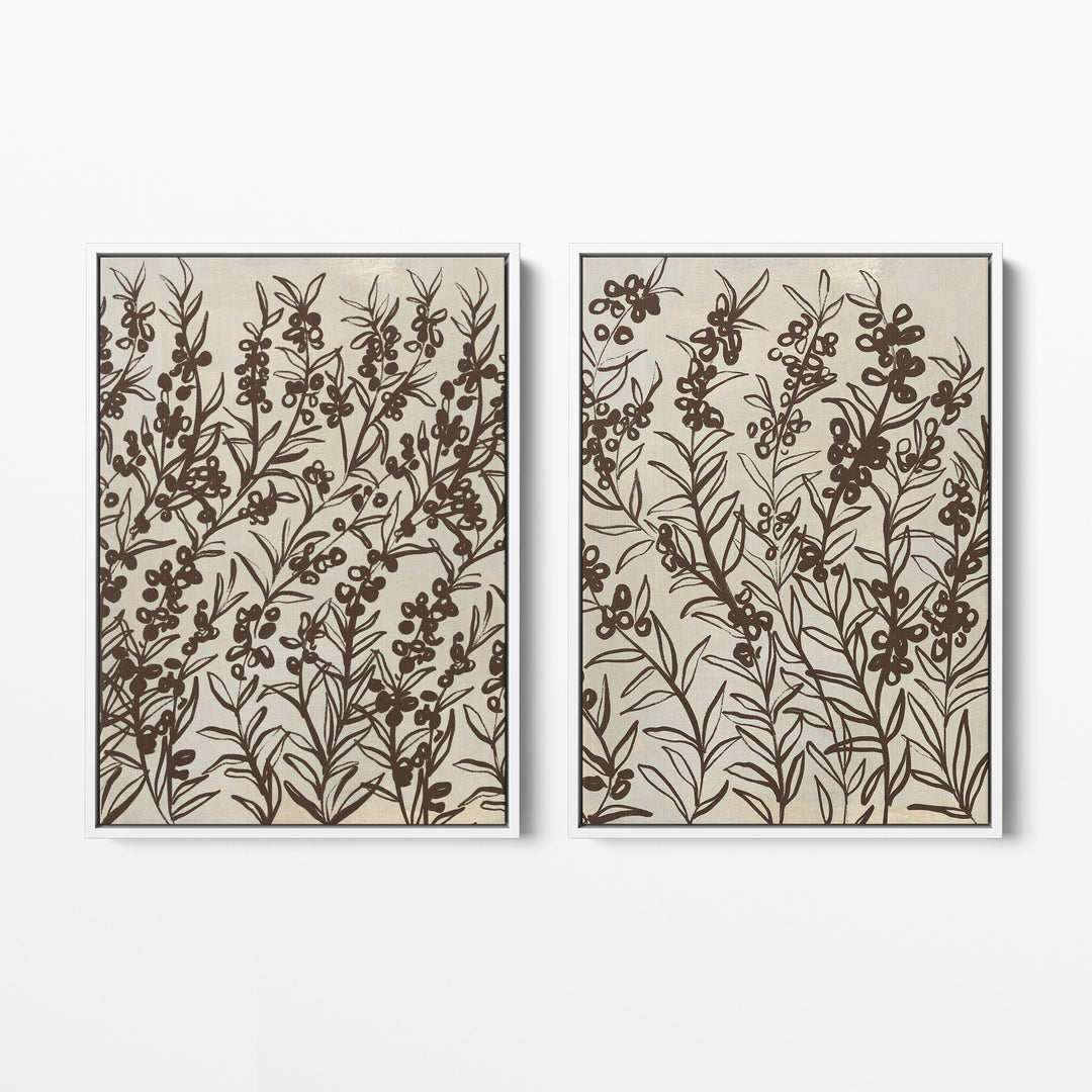 Heather on Beige Duo - Set of 2