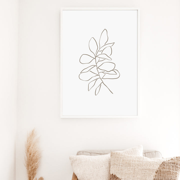 Eucalyptus Drawing, No. 2  - Art Print or Canvas - Jetty Home