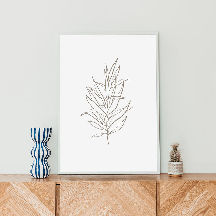 Eucalyptus Drawing, No. 1  - Art Print or Canvas - Jetty Home