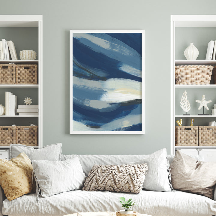Blue Drift, No. 1  - Art Print or Canvas - Jetty Home