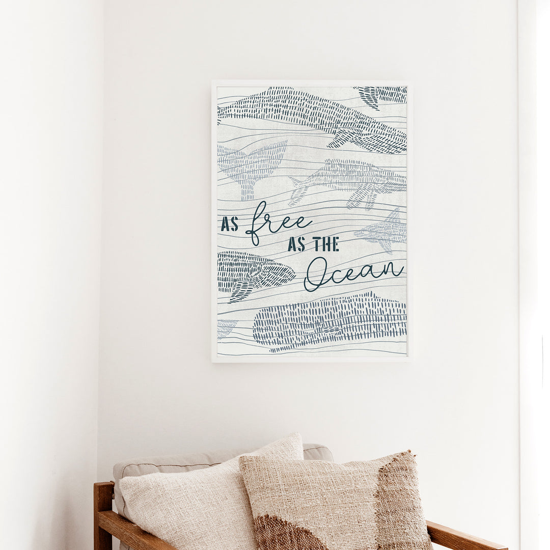 As Free As the Ocean  - Art Print or Canvas - Jetty Home