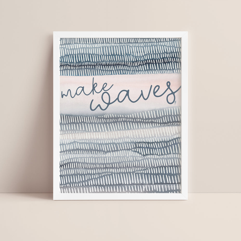 Make Waves  - Art Print or Canvas - Jetty Home