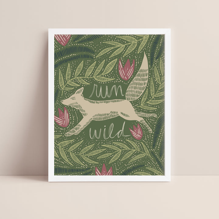 Run Wild Fox  - Art Print or Canvas - Jetty Home