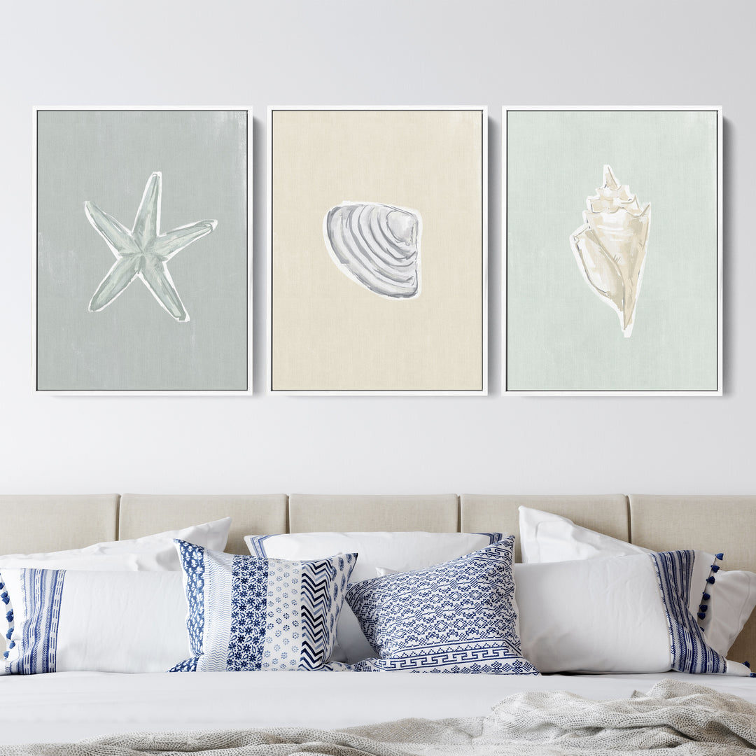 Washed Ashore Triptych - Set of 3