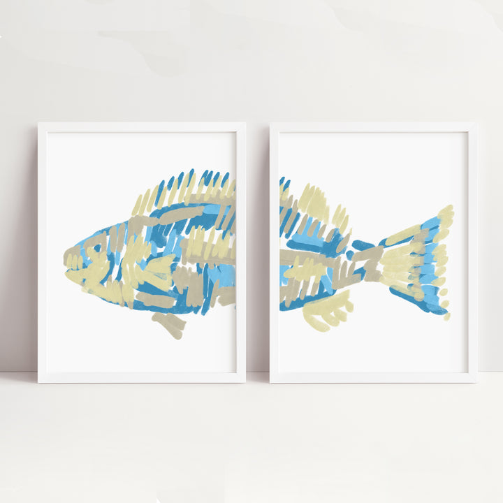 The Grouper Diptych - Set of 2