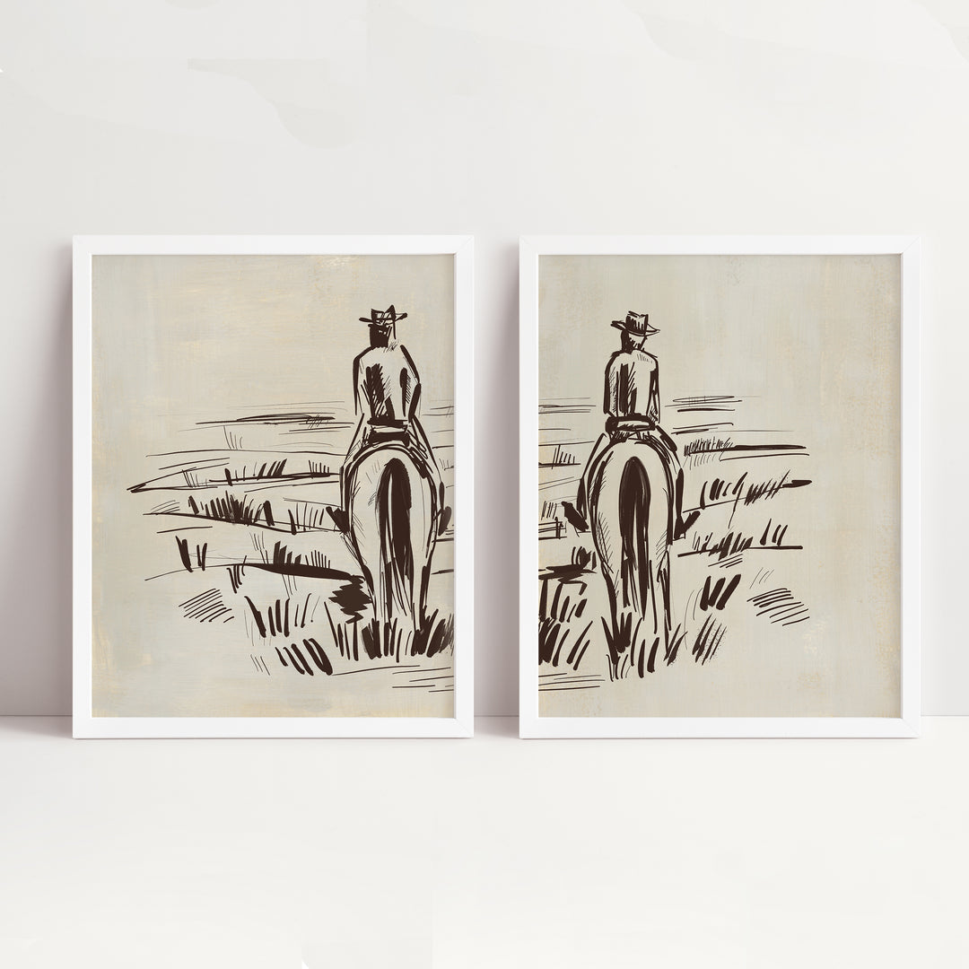The Cowboy Watch Diptych - Set of 2
