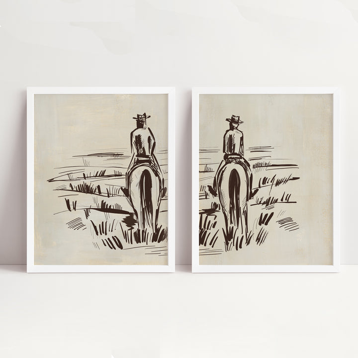 The Cowboy Watch Diptych - Set of 2