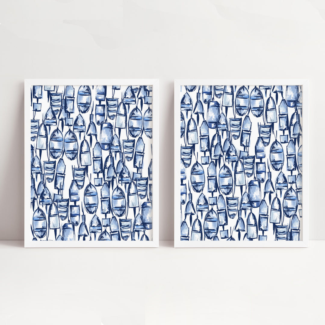By the Buoys Diptych - Set of 2 - Jetty Home