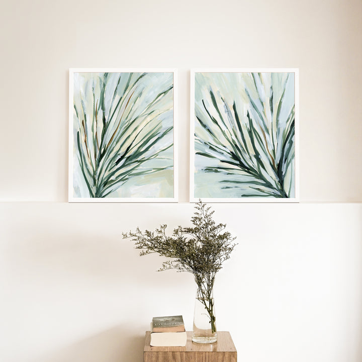 Pine Needles Painting - Set of 2