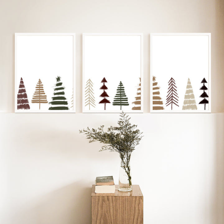 Minimalist Scandi Christmas Trees - Set of 3 - Jetty Home
