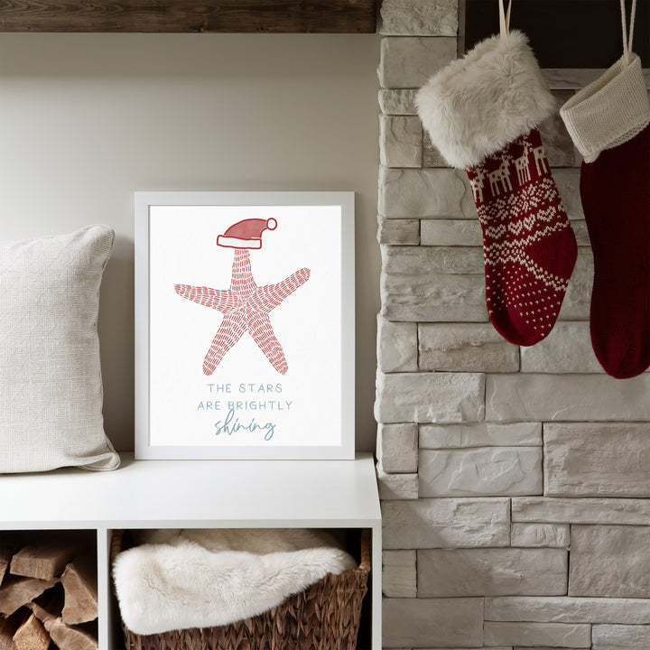 The Stars Are Brightly Shining Coastal Christmas