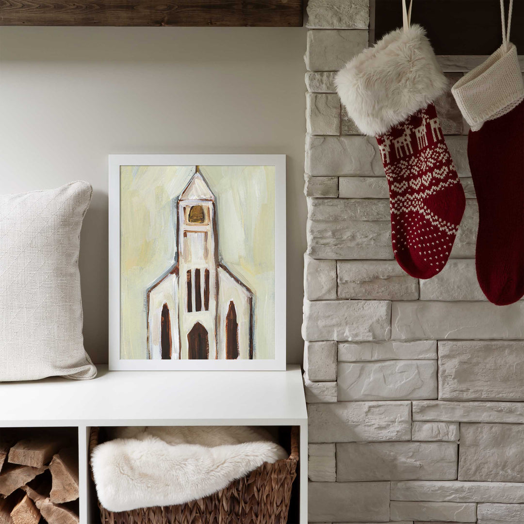Neutral Church Painting No. 2 - Jetty Home